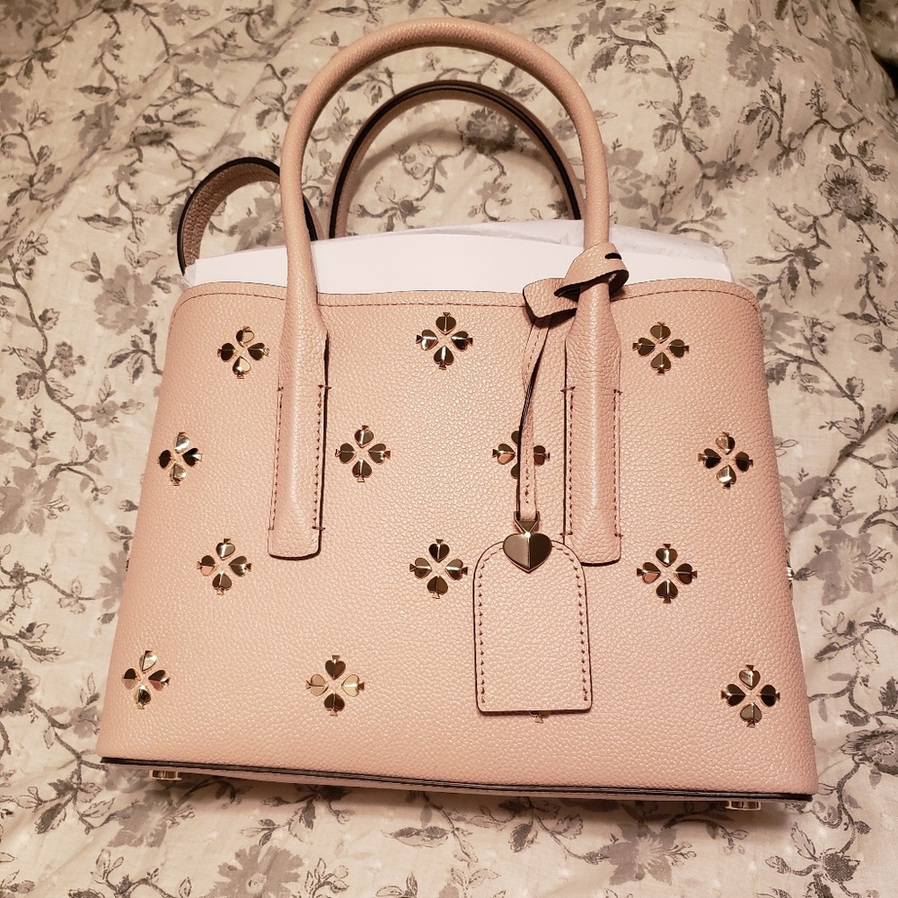 NWT Kate Spade Margaux Spade Stud Medium Satchel